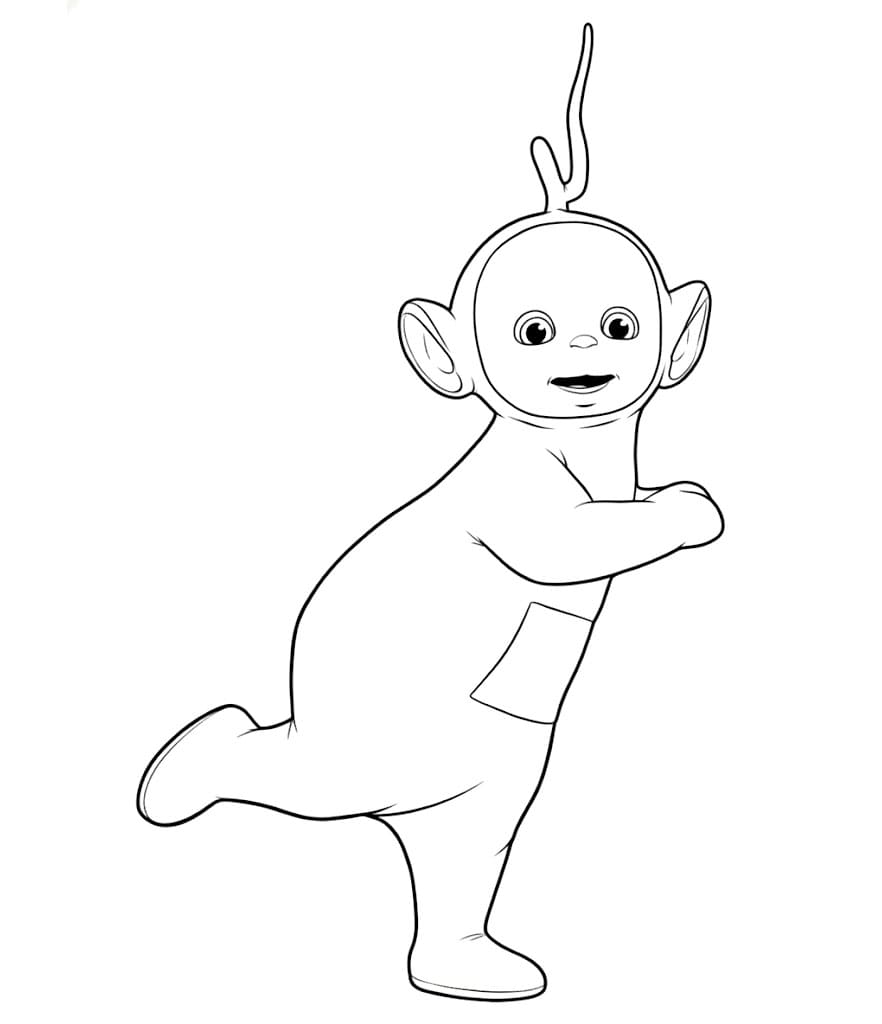 Laa-Laa hopper fargelegging