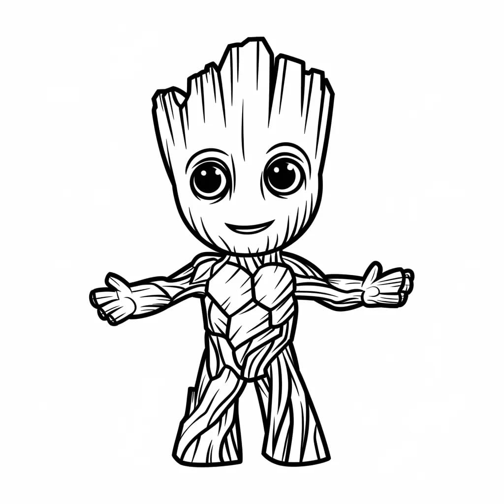 Smilende Groot fargelegging