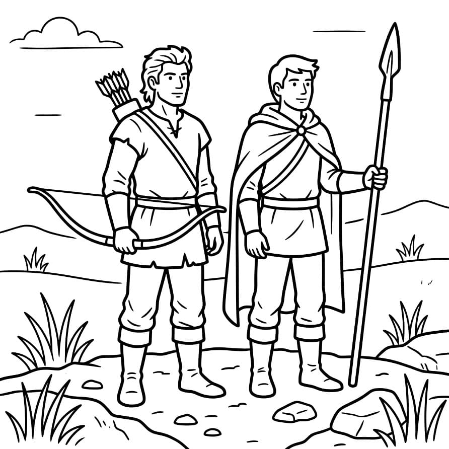 To Jegere Jakt fargelegging