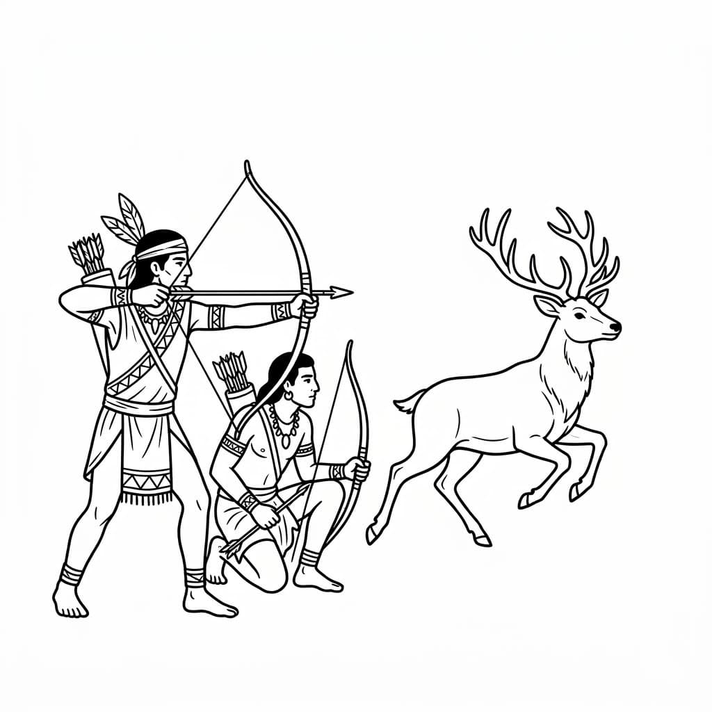 Urhjortejakt fargelegging