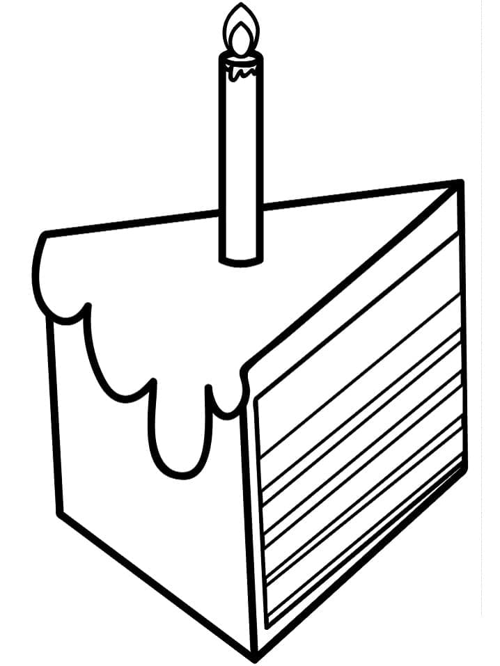 Bilde En bursdagskake fargelegging
