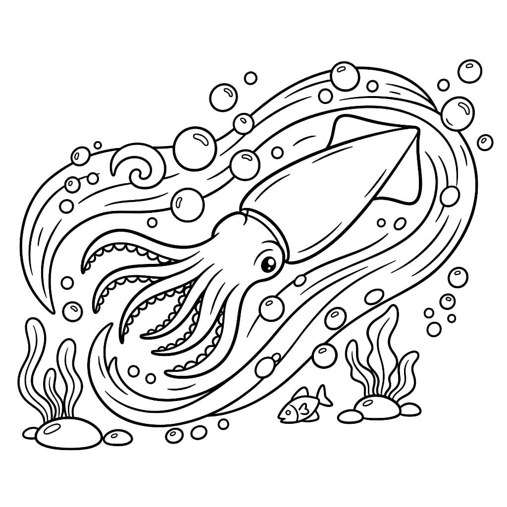 Boblende svømmende akkar fargelegging