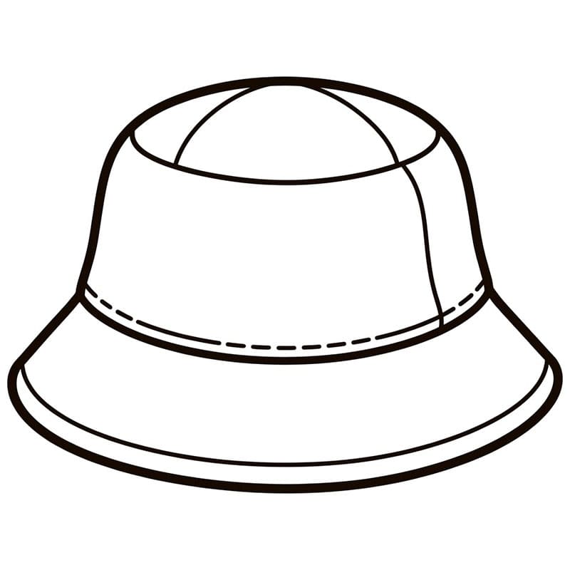 Bøttehatt fargelegging