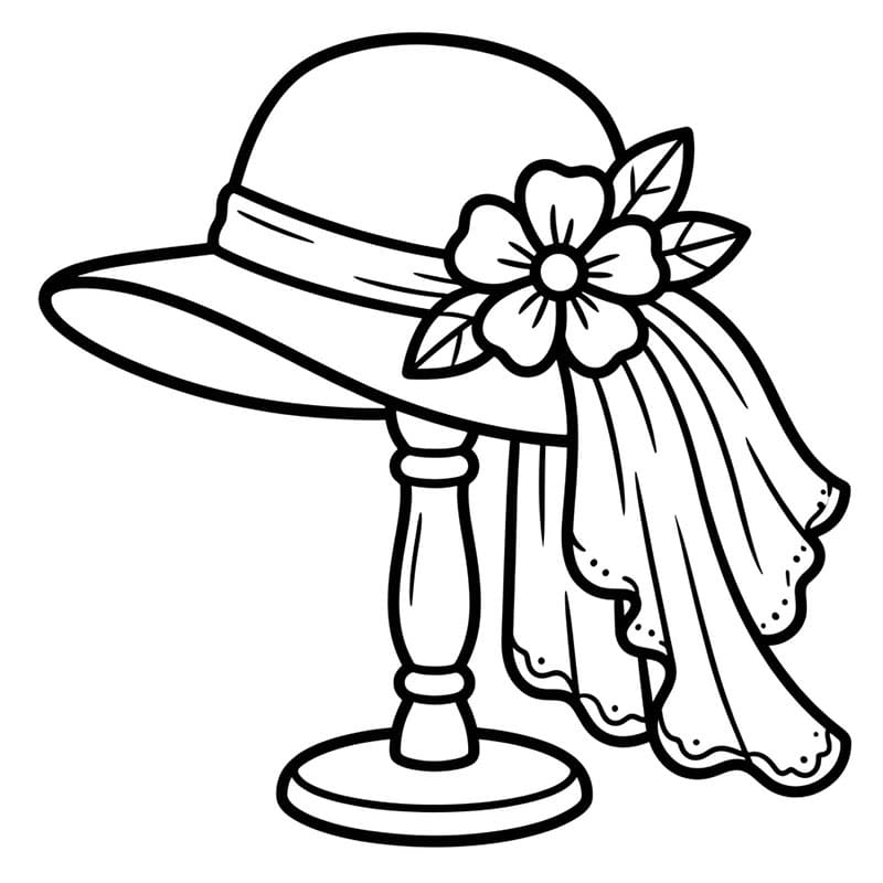 Bryllupshatt fargelegging