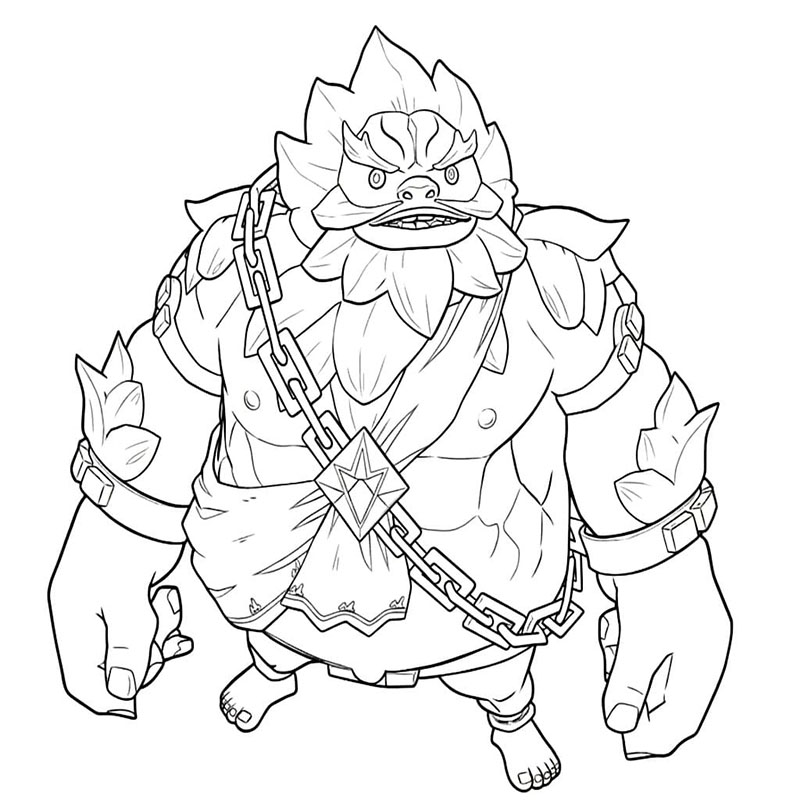 Daruk Zelda fargelegging