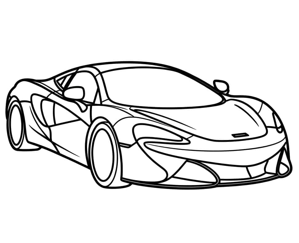 Fin McLaren bil fargelegging