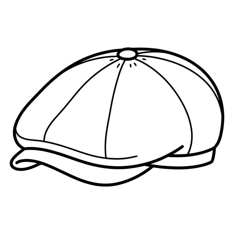 Flat hatt fargelegging