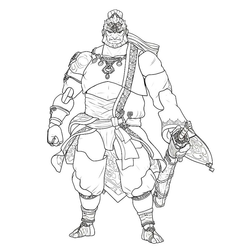 Ganondorf Zelda fargelegging