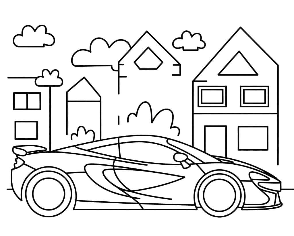 Gratis McLaren bilder fargelegging