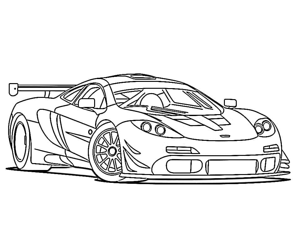 Gratis utskrivbar McLaren fargelegging