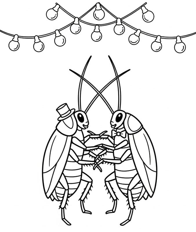 Kakerlakkfest fargelegging