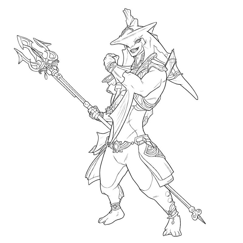 Kong Sidon fargelegging