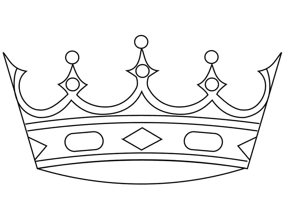 Kongekronebilde fargelegging