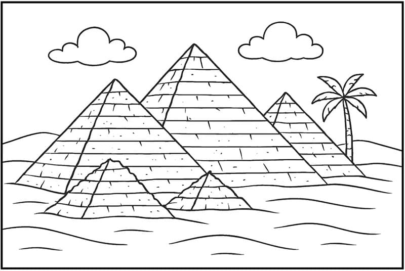 Pyramide fargelegging