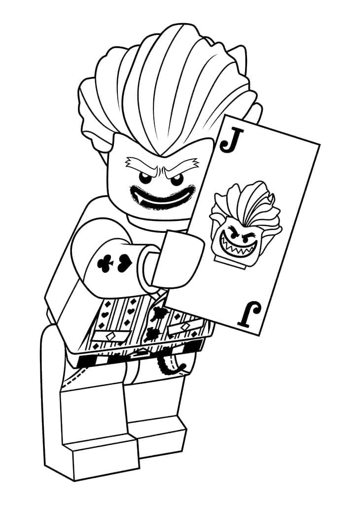Lego Joker fargelegging