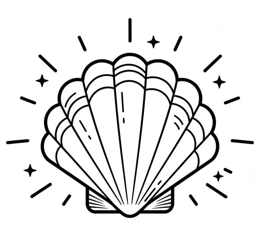 Lyse skall fargelegging