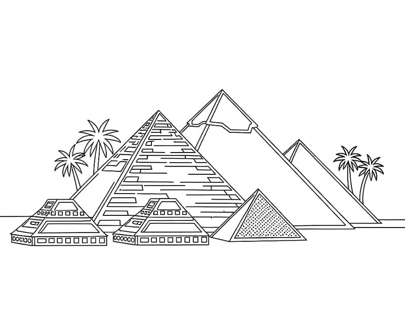 Mer pyramide fargelegging