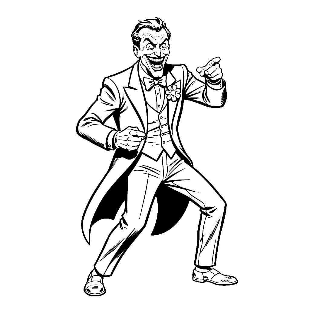 Morsom Joker fargelegging