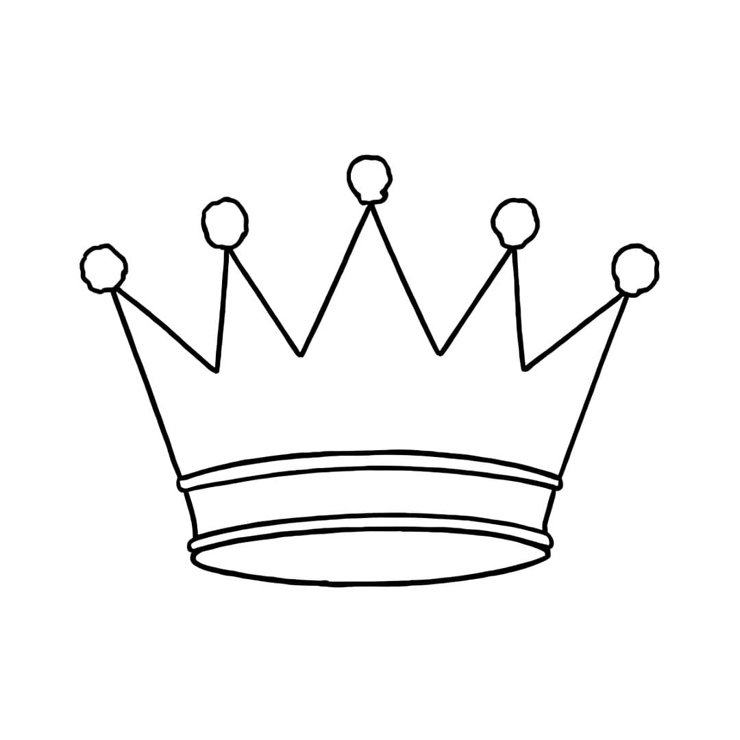 Realistisk krone fargelegging