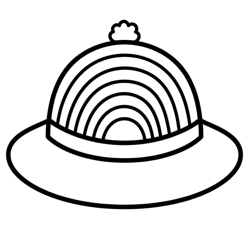 Regnbuehatt fargelegging