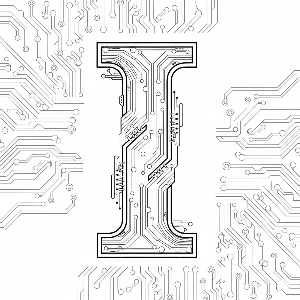 Smart bokstav I fargelegging