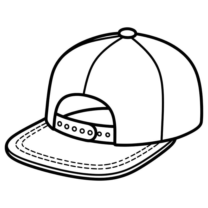 Snapback hatt fargelegging