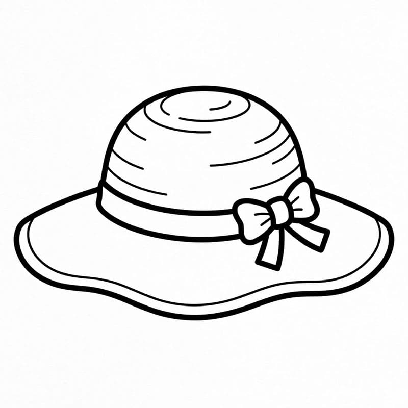 Sommerhatt fargelegging