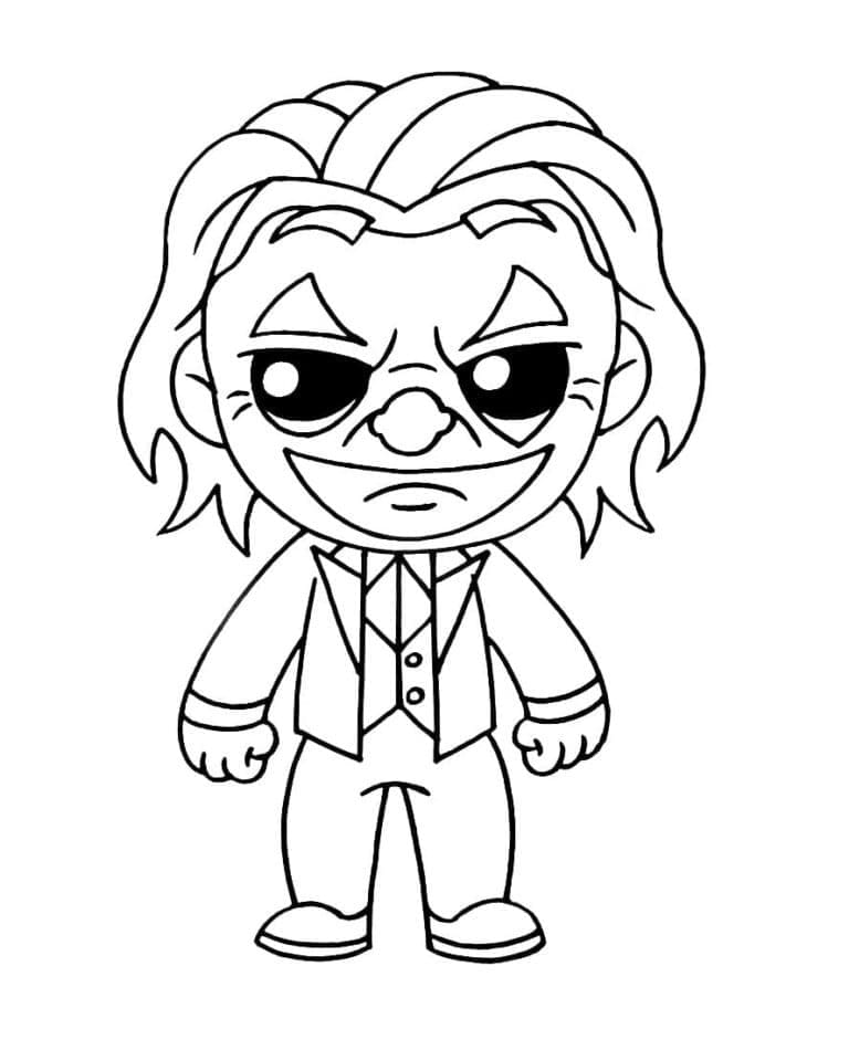 Søt liten Joker fargelegging