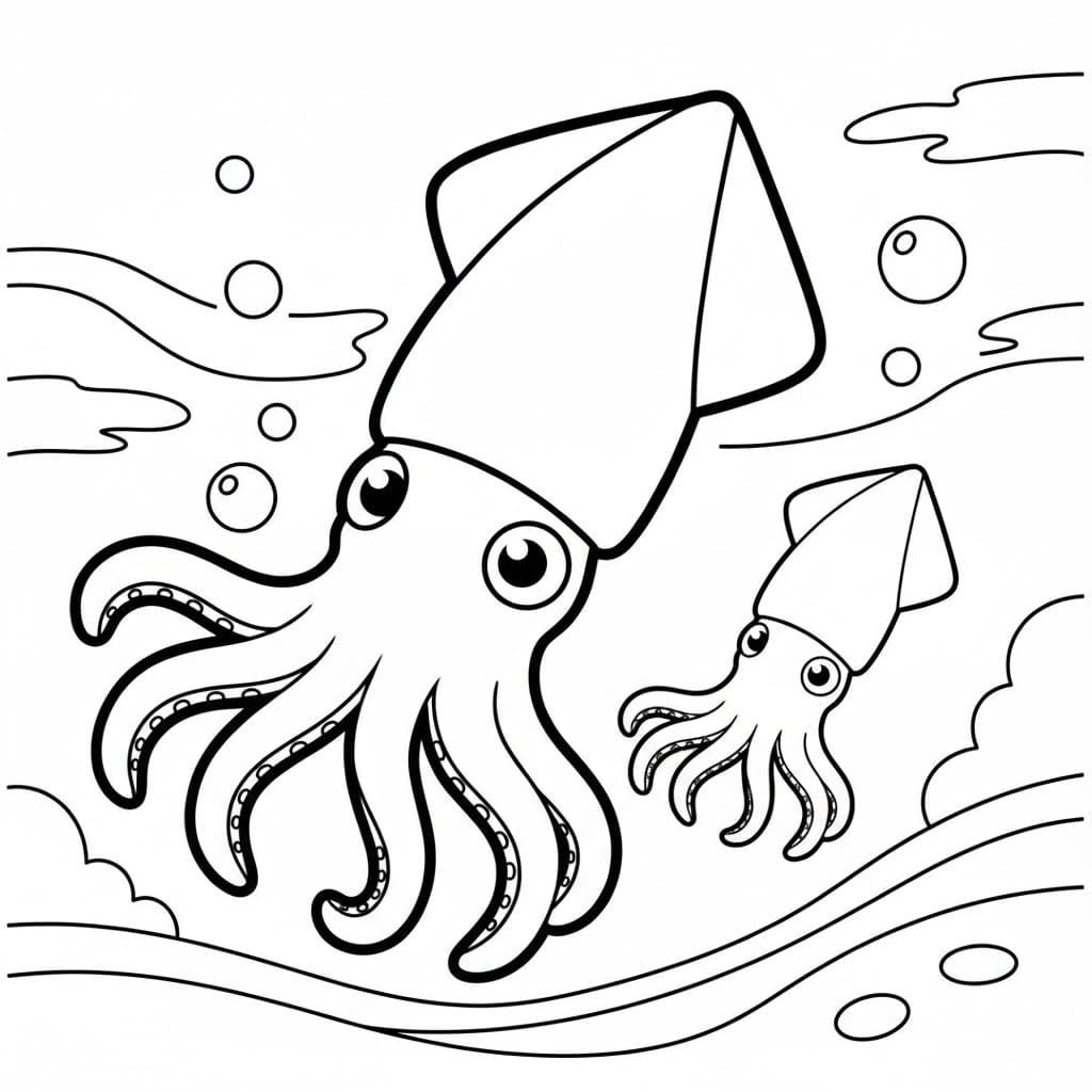 Stor og liten akkar fargelegging