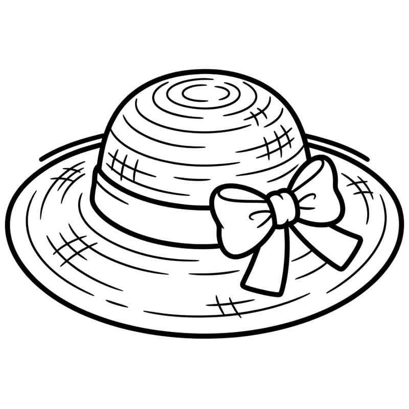 Strandhatt fargelegging