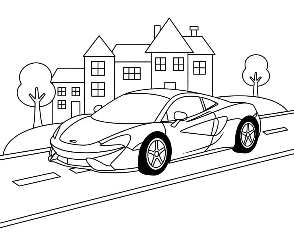 Utskrivbar McLaren fargelegging