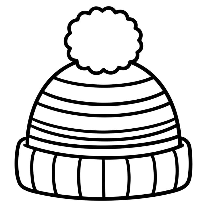 Vinterhatt fargelegging