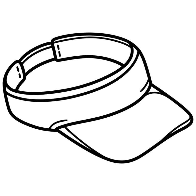 Visirhatt fargelegging