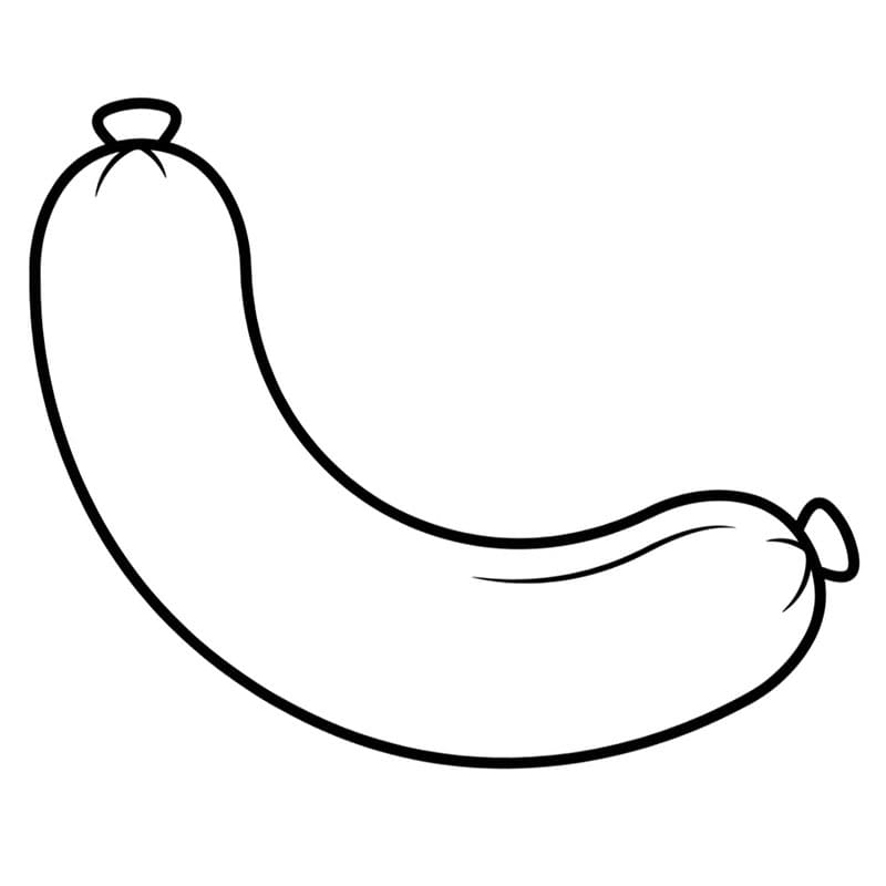 Buet pølse fargelegging