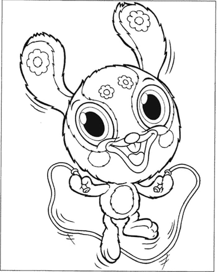Bunny Zoobles fargelegging