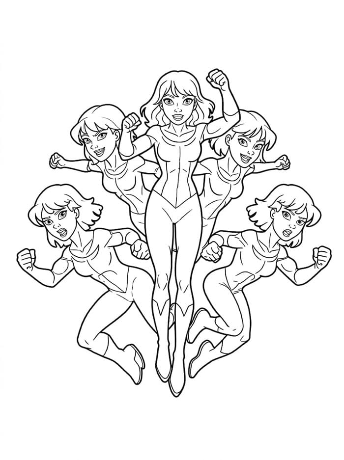 Chibi Superheltlag fargelegging