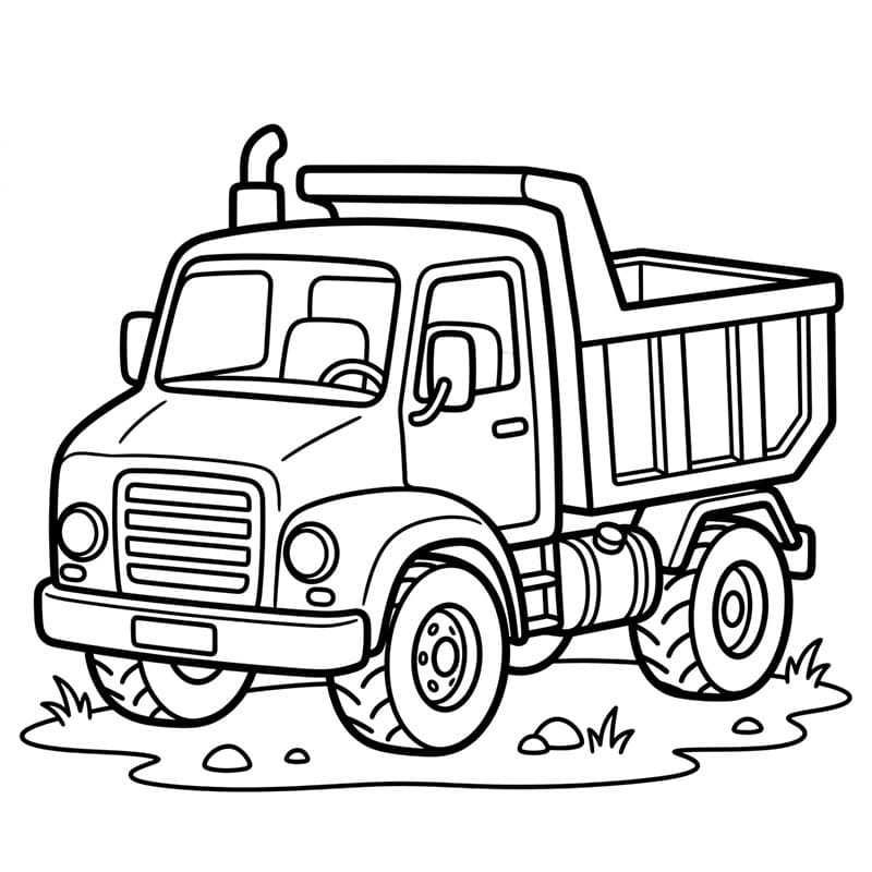 Dumper fra siden fargelegging