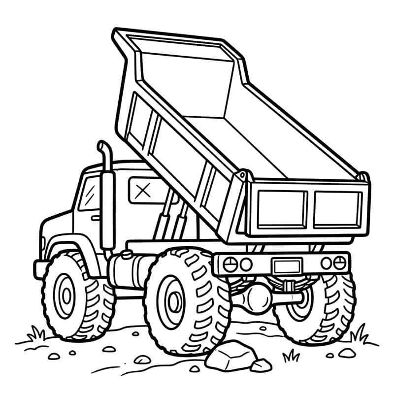 Dumper med hevet plan fargelegging