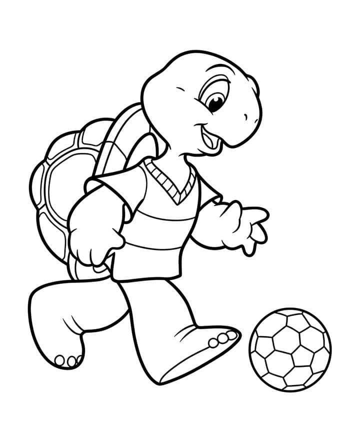Franklin spiller fotball fargelegging