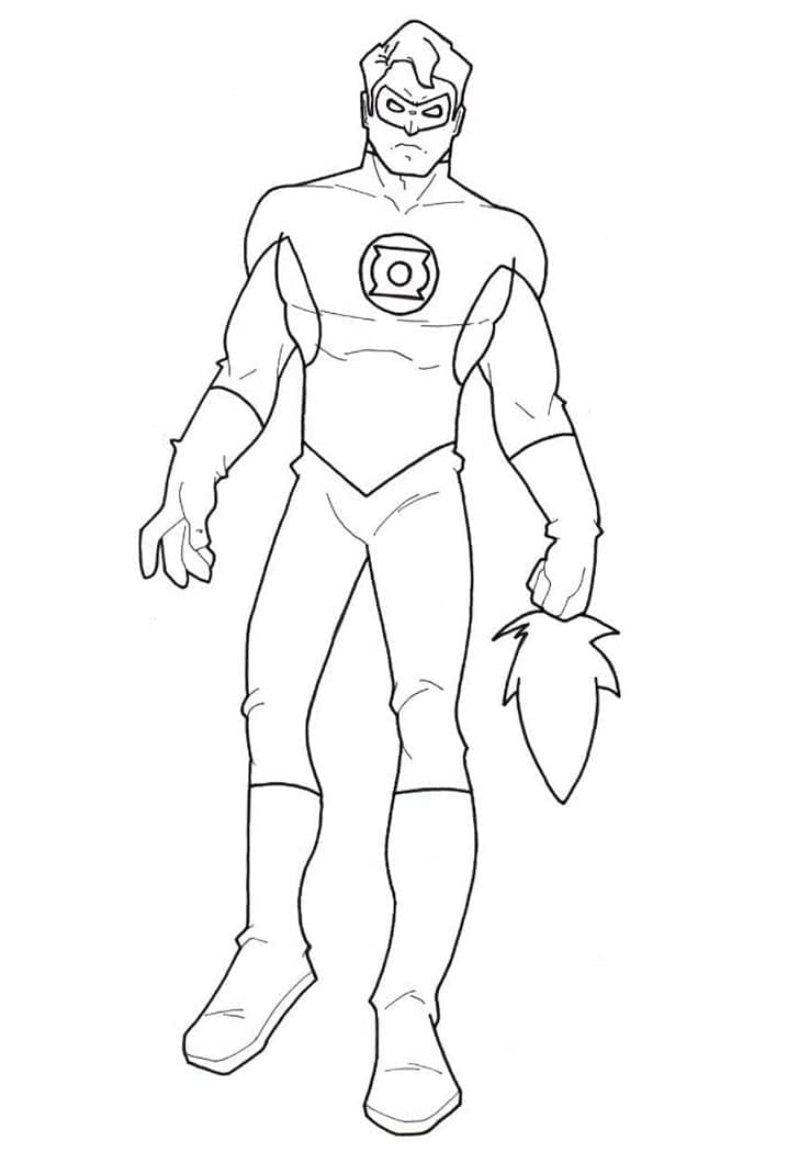 Gratis Green Lantern for barn fargelegging