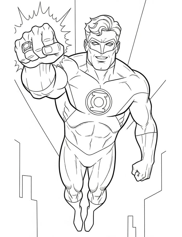 Green Lantern Fargelegging
