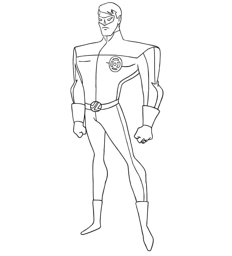Green Lantern Gratis for barn fargelegging