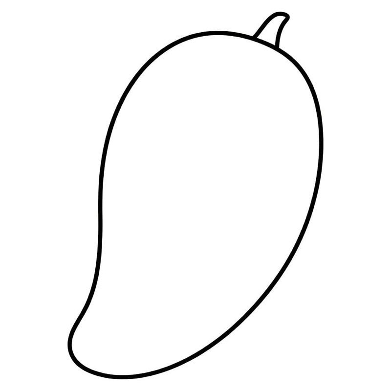 Grønn mango fargelegging