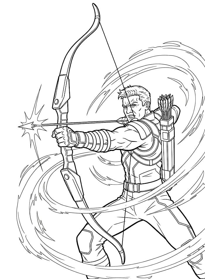 Hawkeye angrep fargelegging