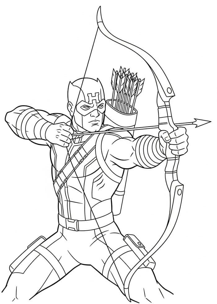 Hawkeye forbereder seg fargelegging