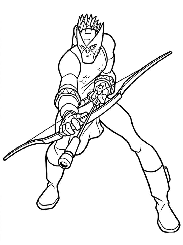 Hawkeye Holder en bue fargelegging