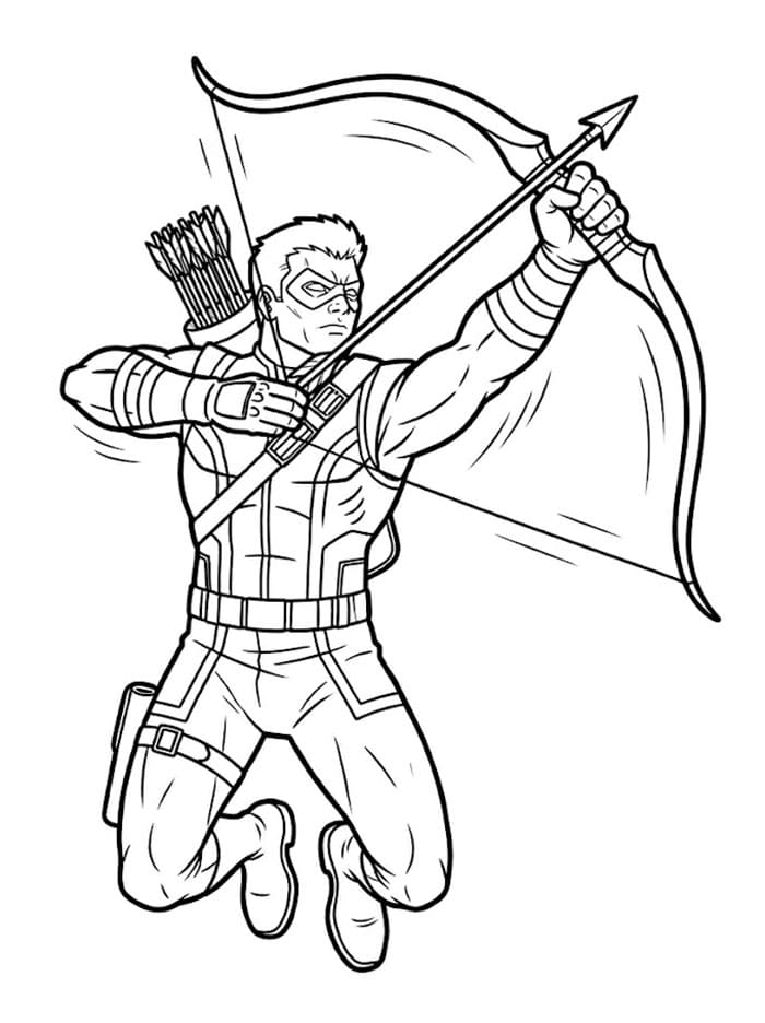 Hawkeye hoppskudd fargelegging