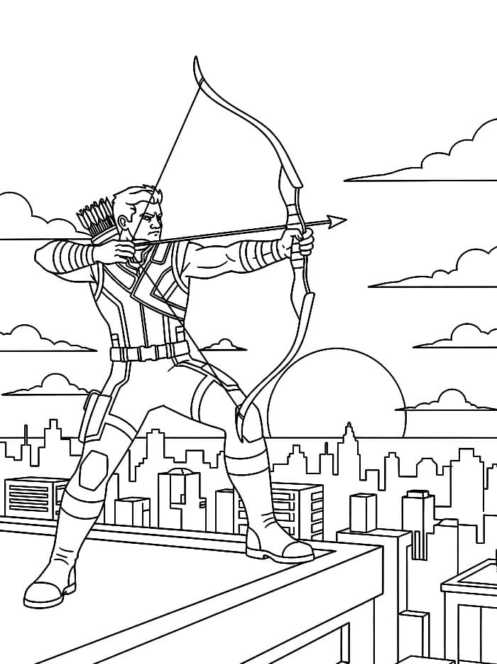 Hawkeye observerer fargelegging