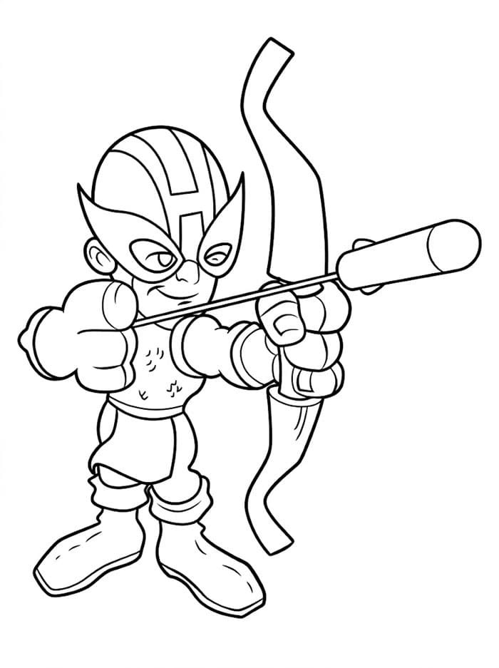 Hawkeye søt fargelegging