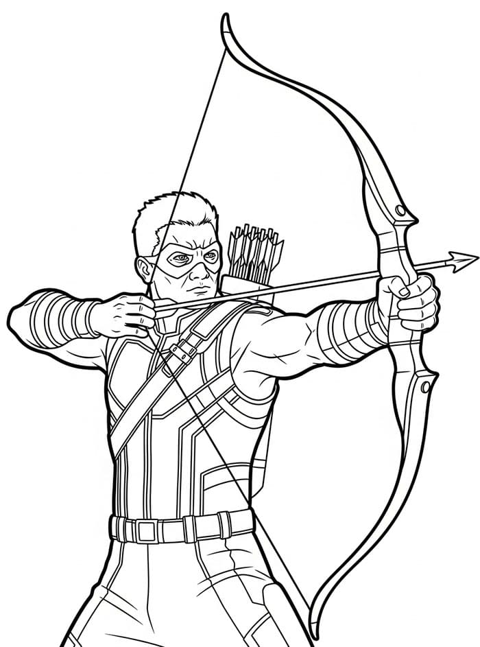 Hawkeye trekk buen fargelegging